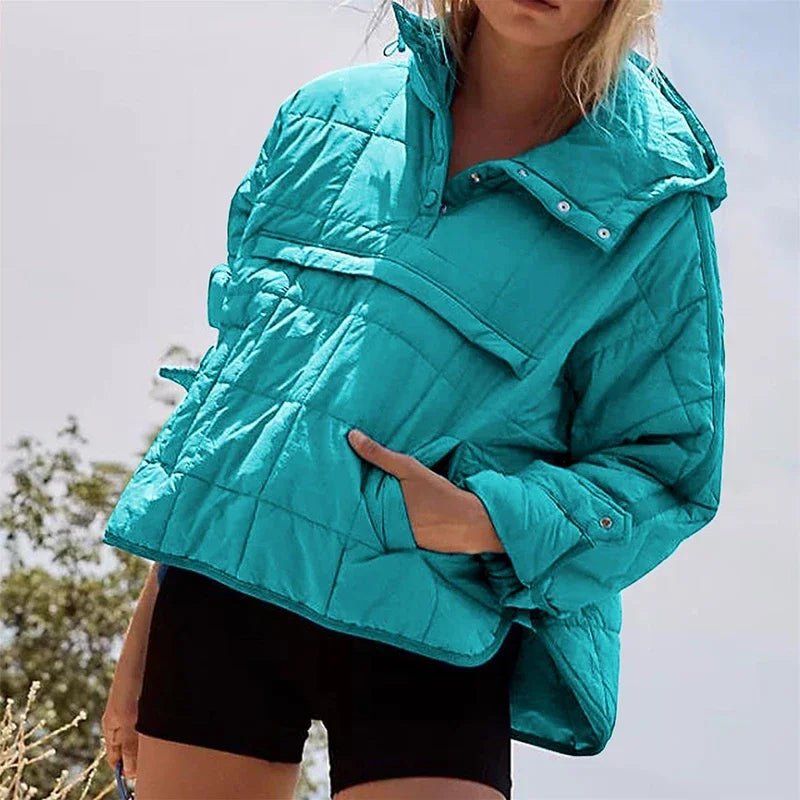 Winter Coat Women Casual Hoodies Jackets For Women Fashion Pocket Warm Long Sleeve Outerwear 2023