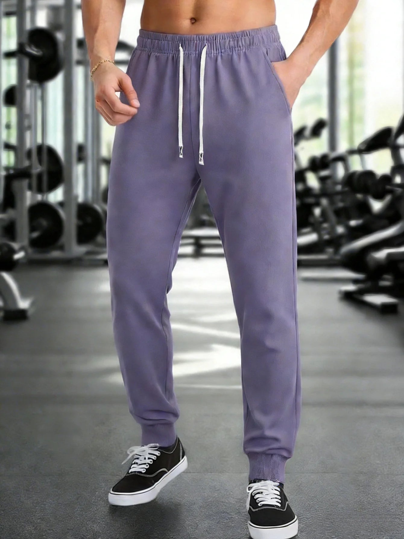 Sweatpants Clothing Casual Pants Spring And Autumn 2026 Men Trousers Men's Elastic Waist Sports Cargo Suits Black Man Trousers