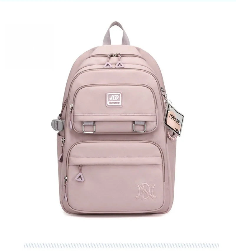 School Bag for Students Large Capacity Secondary School Pupils Backpack Lightweight Reduces Burden and Stress
