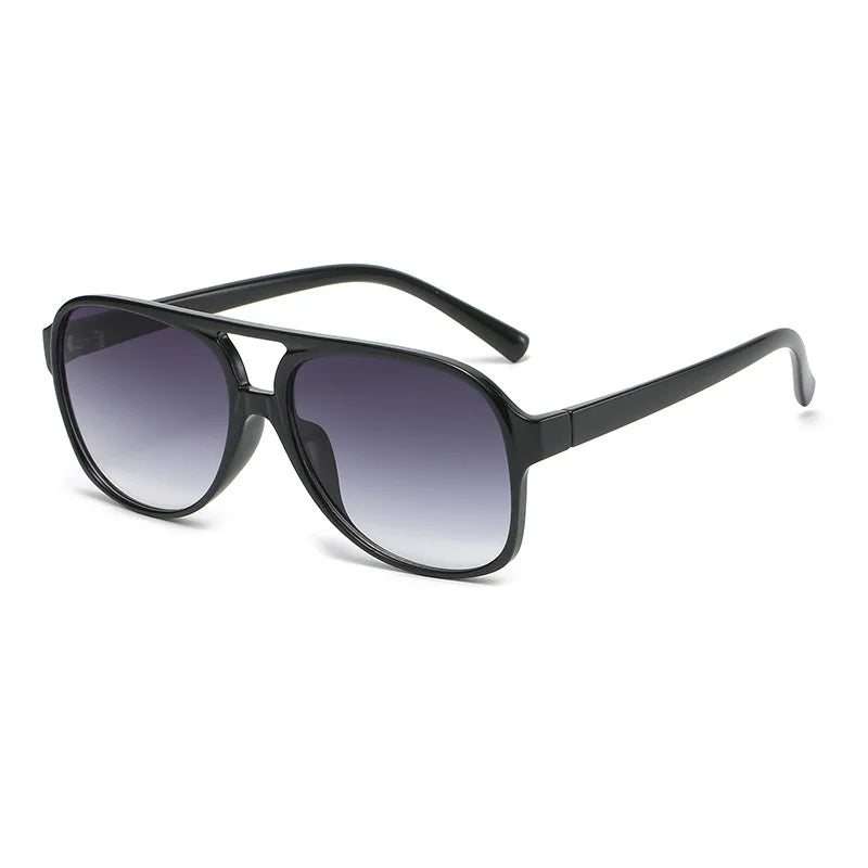 Retro Polarized Sunglasses for Men's Women's Large Frame Classic 90s Vintage Pilot Driving Eyewaer UV400 Protective Sun glasses