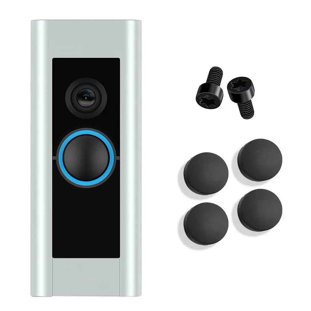 Doorbell Buttons 4 Pieces Door Bell Buttons Replacement Video Doorbell Repair Kit With Screws Portable Ring Accessories Door