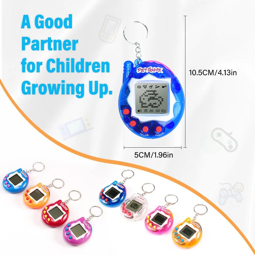 Virtual Pets Keychain for Boys Girls 168 Pets Retro Handheld Game Filled Easter Eggs  Easter Gift