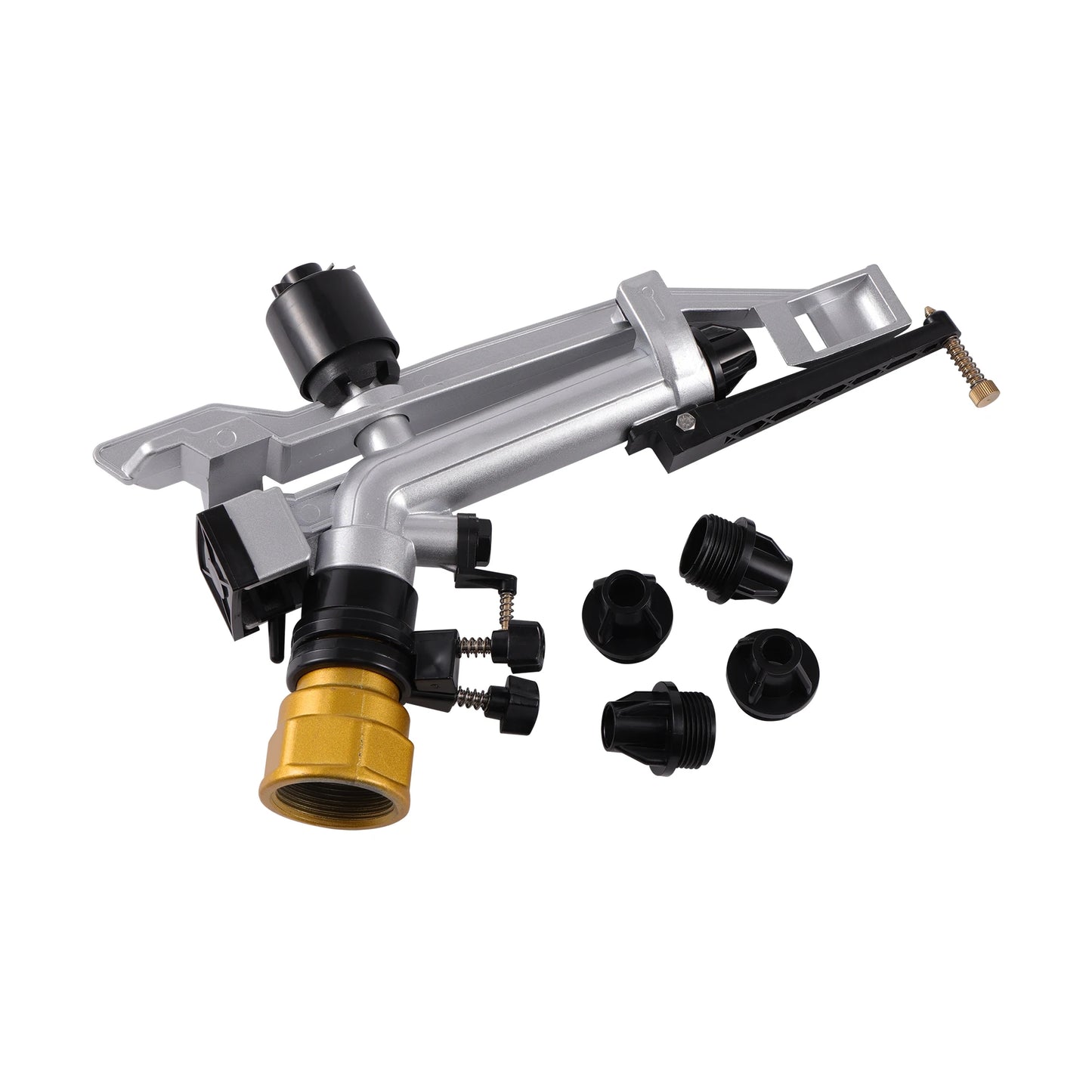 Garden Irrigation 1.2/1.5inch Internal Thread Long Distance Sprinkler Agricultural Garden Lawn Outdoor Large Range Spray Gun