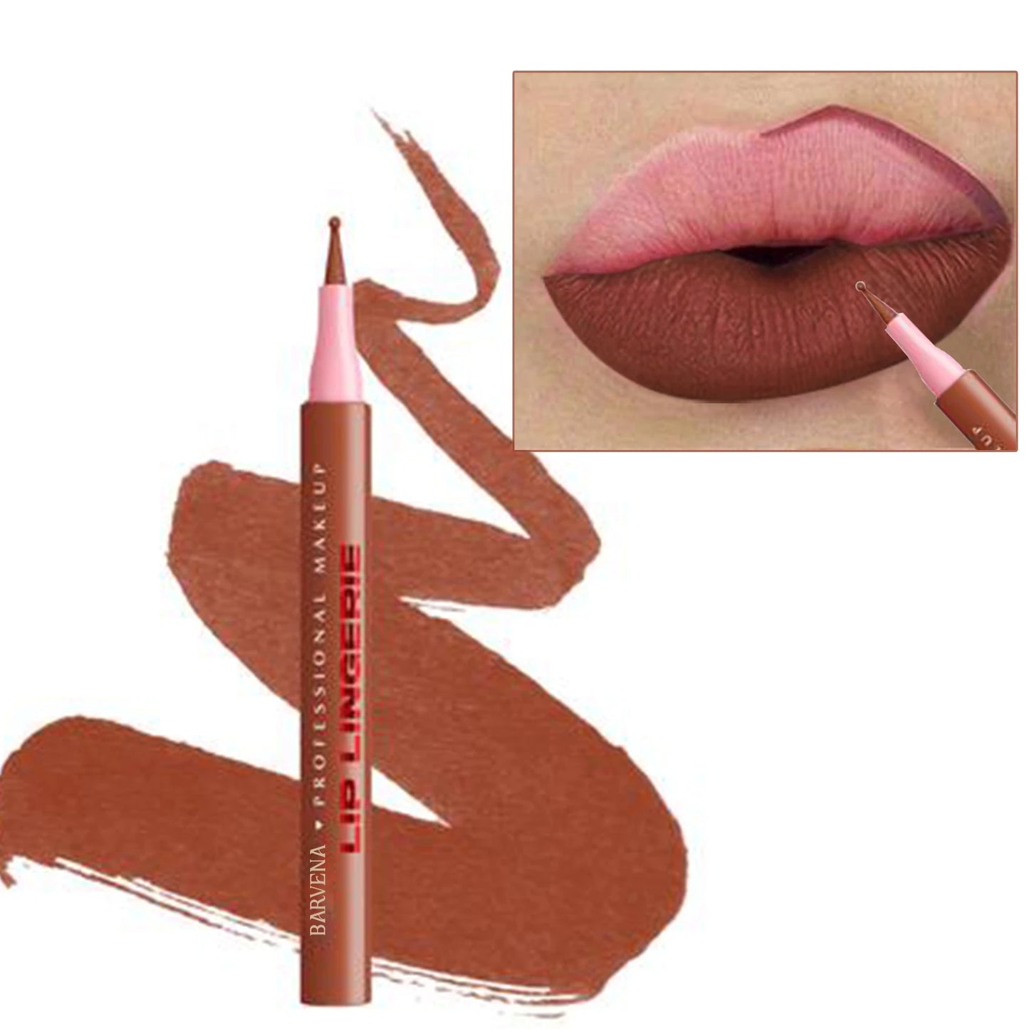 12 color matte lipliner lipstick lip pencil long-lasting waterproof, sweat proof, non dry cosmetics women's cosmetic pen