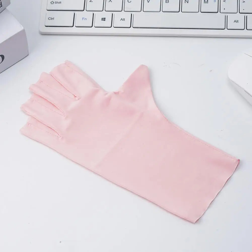 Women Sunscreen Gloves Fingerless Gloves Summer Sunscreen UV Protection Multicolor Gloves Woman Driving Glove Female Touchscreen