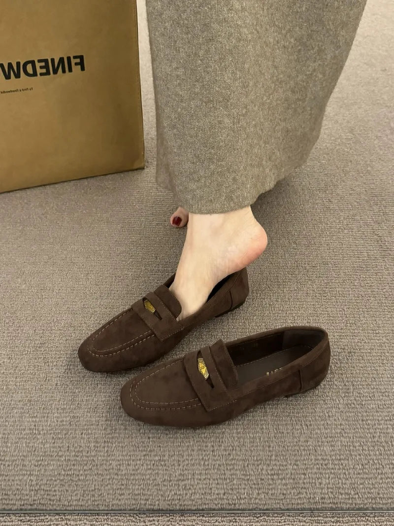 2026 New Flat Bottom Shoes Women's Lightweight and comfortable high-quality single shoes Casual Shoes Autumn Fashion