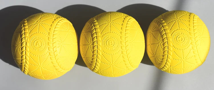 1 Piece Beginner Rubber Soft Safety Baseball Ball For Child Young Men Women Training Safe 3 Size To Choice