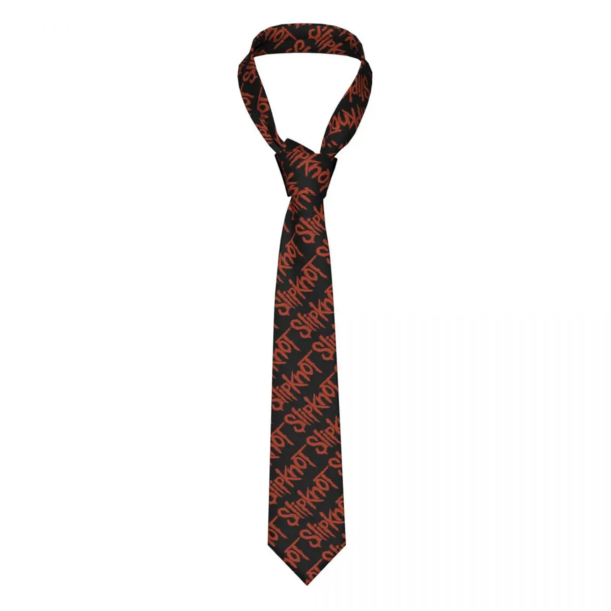 Slipknots Neckties Men's Customized Silk Heavy Metal Rock Music Gift Neck Tie for Office