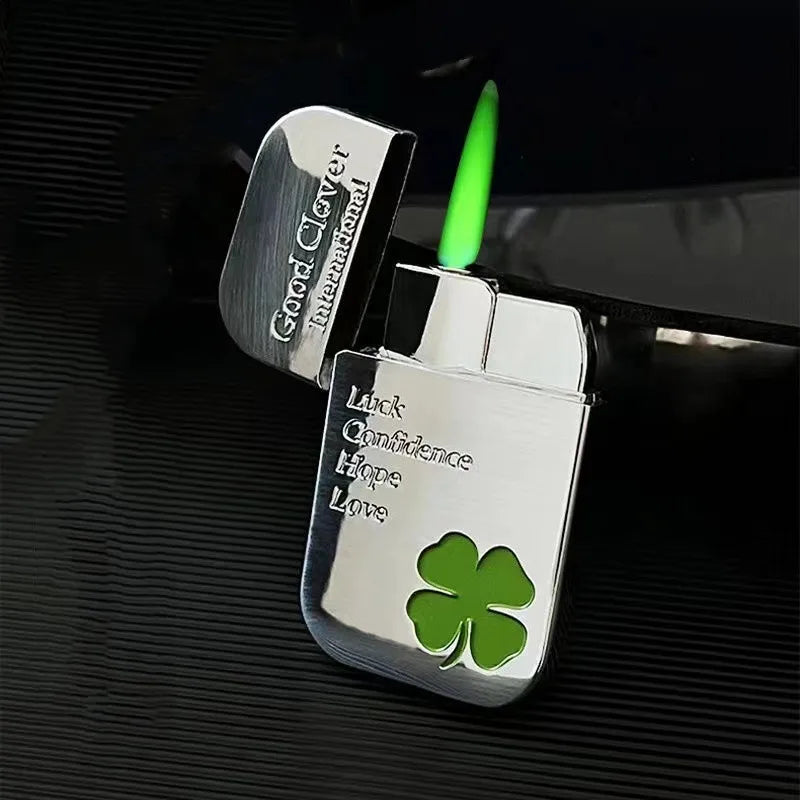 Pink Lighter Creative Lighter Kawaii Windproof Red Flame Lighter Fast Delivery High Value Green Flame Cool Gift