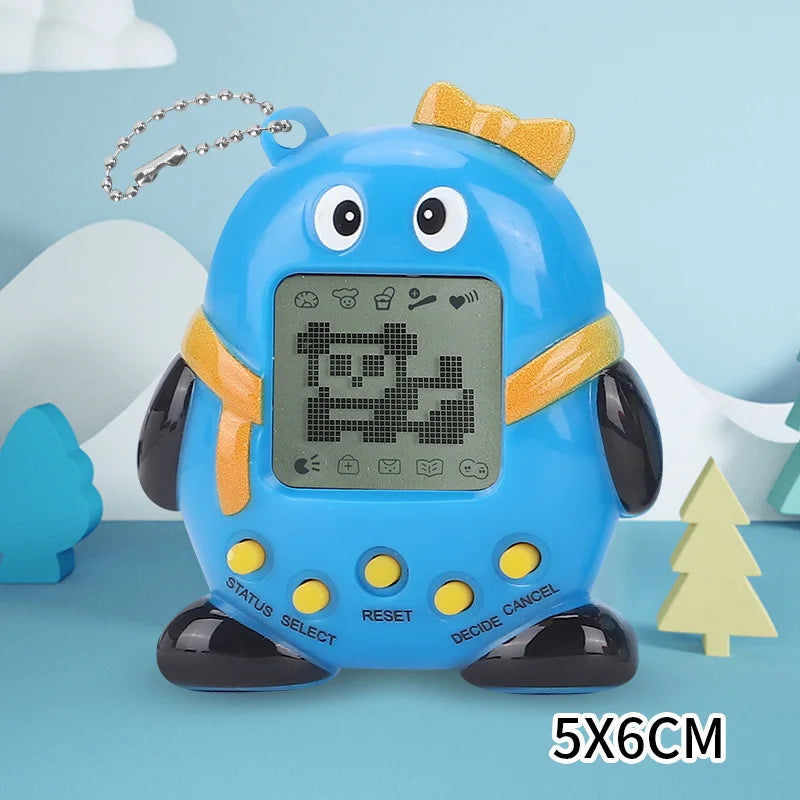 Tamagotchi 1Pcs Children's electronic Pet 168 Pets In 1 Virtual Cyber kid Digital Pet Toy Pixel Funny Gift Play Toy keychain BTJ