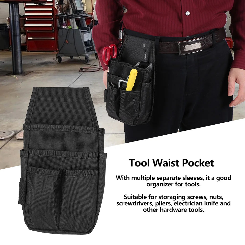 Electrician Tool Pouch Electrician Tool Waist Bag with Multiple Pockets Hardware Tools Pouch Tool Waist Pocket Tool Waist Bag