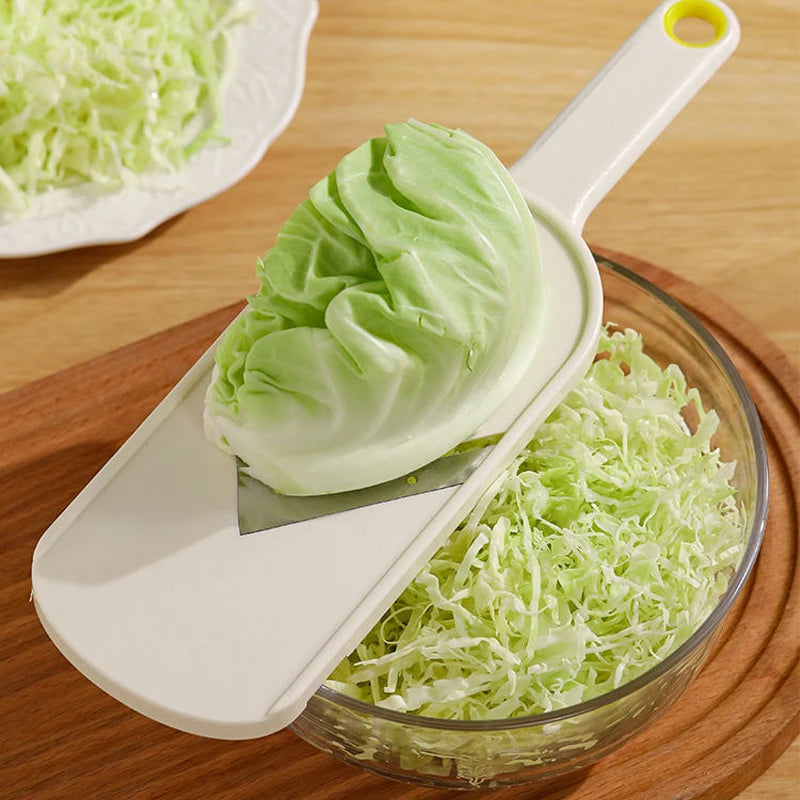 Vegetable Cutter Cabbage Grater, Onions Cucumbers Potatoes Cabbage Scraping for Salad Cutting, Slicing and Shredding KitchenTool