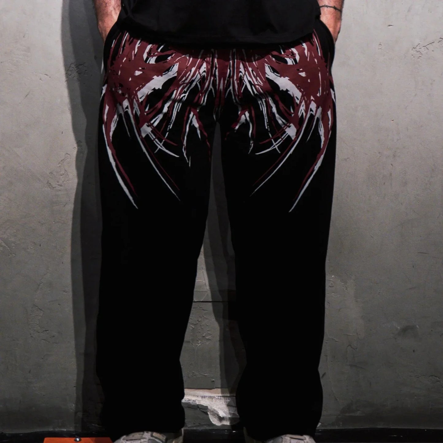 Streetwear Jogger Pants Men Women Unisex Loose Gym Workout Trousers with Drawstring Wide Leg Casual Fitness Fashion Alternative