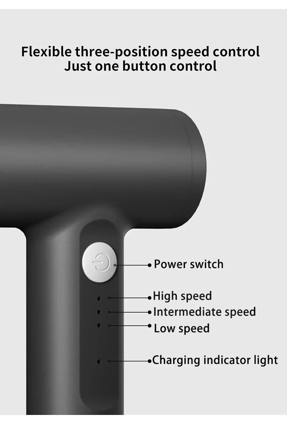 Cordless Hand Mixer One Touch Off Handheld Electric Whisk with 3 Speed Modes Hand Held Egg Beater with 2 Detachable Stir Whisks