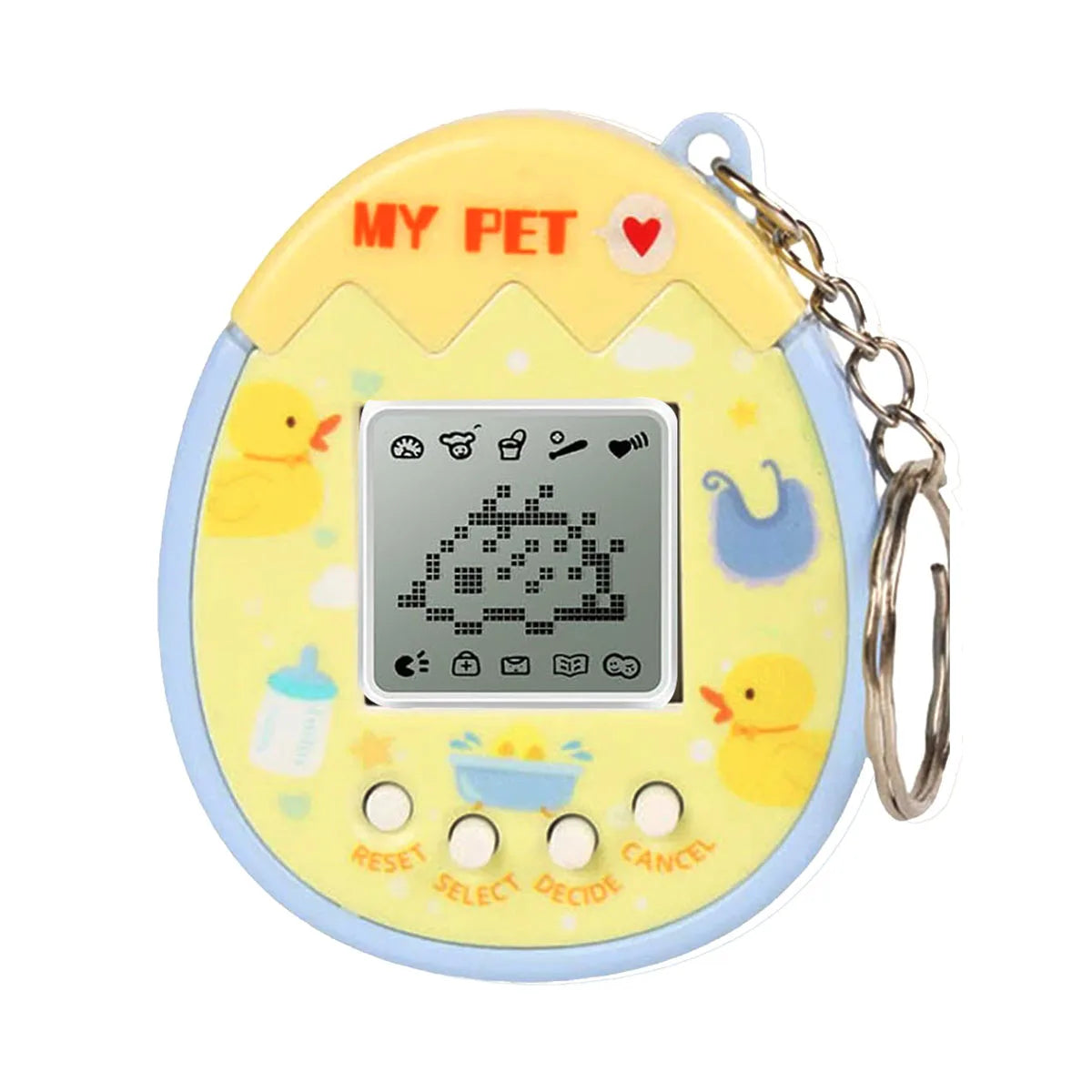 Virtual Pets Keychain for Boys Girls 168 Pets Retro Handheld Game Filled Easter Eggs  Easter Gift