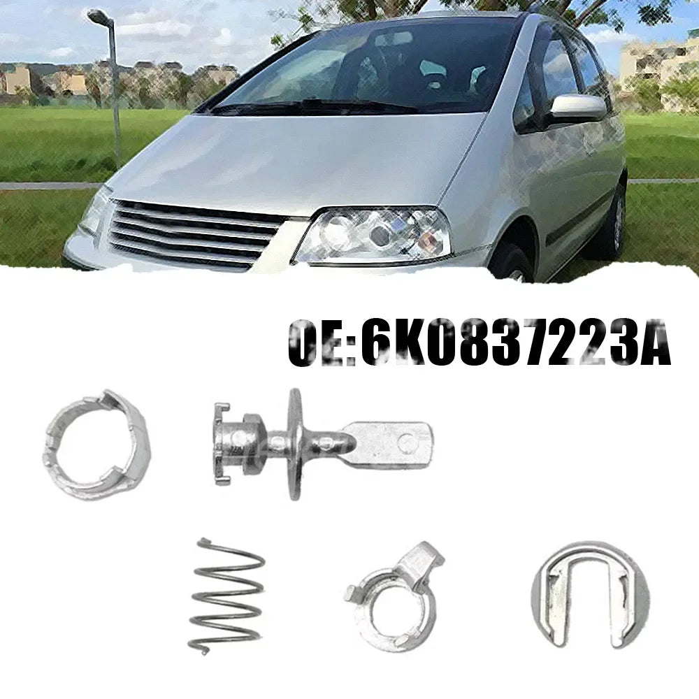 1Set Car Front Left or Right Door Lock Repair Replace Parts Fit for VW SHARAN SEAT ALHAMBRA 95-10 FORD GALAXY 95-06 6K0837223A