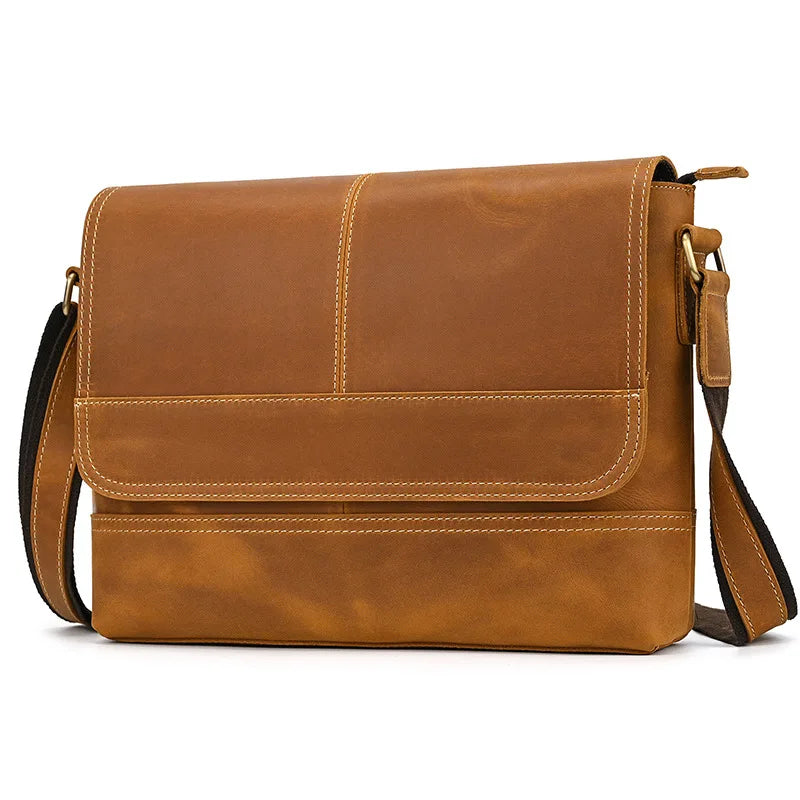 Genuine Leather Man Shoulder Bags Cow Skin Mens Casual Crossbody Bag Messenger Bag cross shoulder bag men leather