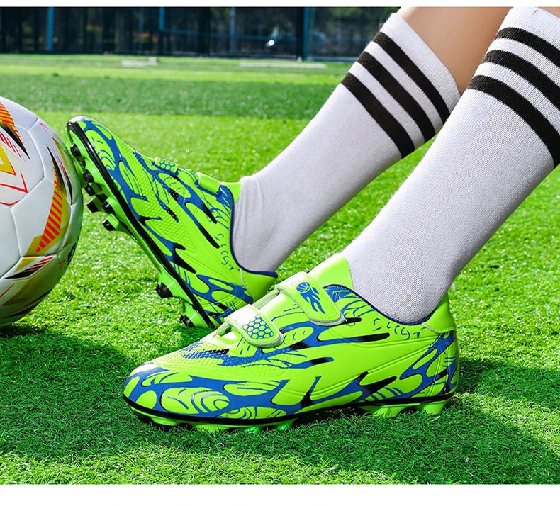 Kids Soccer Shoes School Football Boots Professional Cleats Grass Training Sport Footwear Boys Outdoor Futsal Soocer Boots 28-38