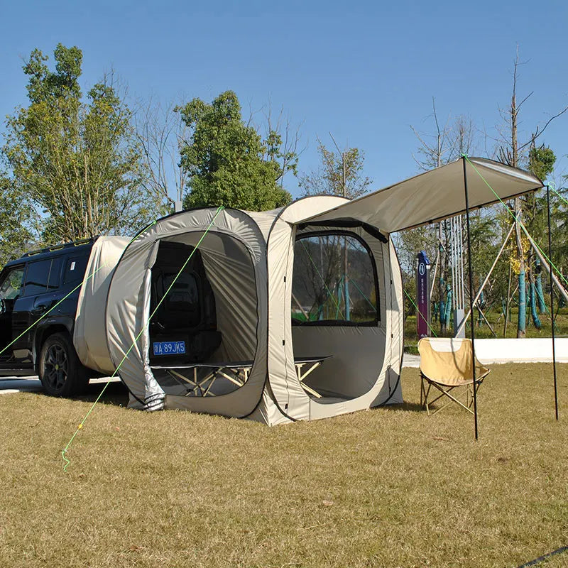 Car Rear Automatic Tent, Car Tailgate Tent,Pop Up Car Rear Tent, SUV Tents Car Tents for Campers Multipurpose Truck Tent