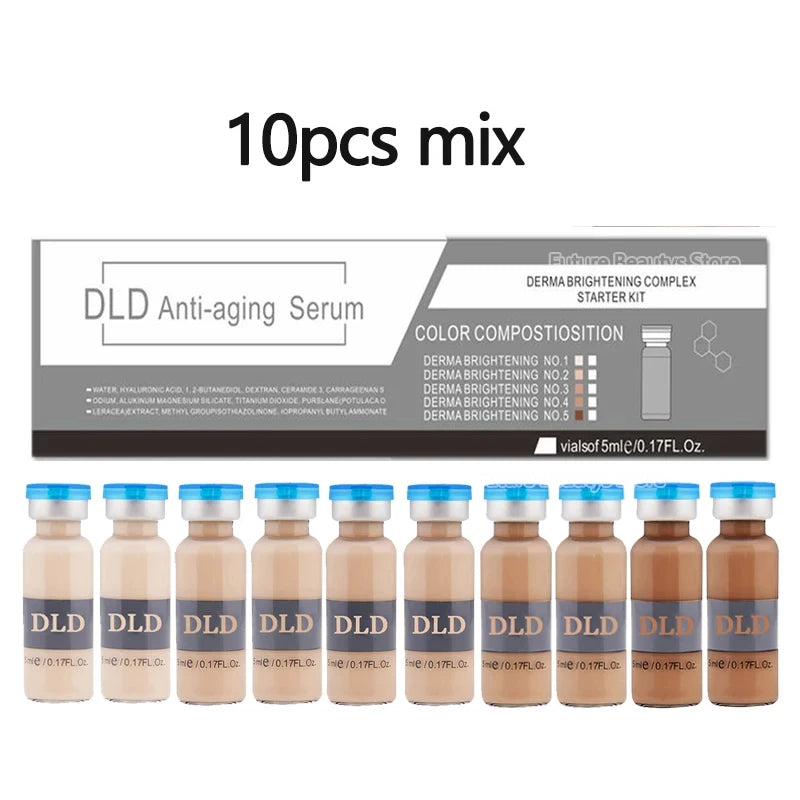 Korea 5ml Face BB Cream Glow Ampoule Starter Kit Peptide Lightweight Foundation Brightening Moisturize Sun Protection Skin Care