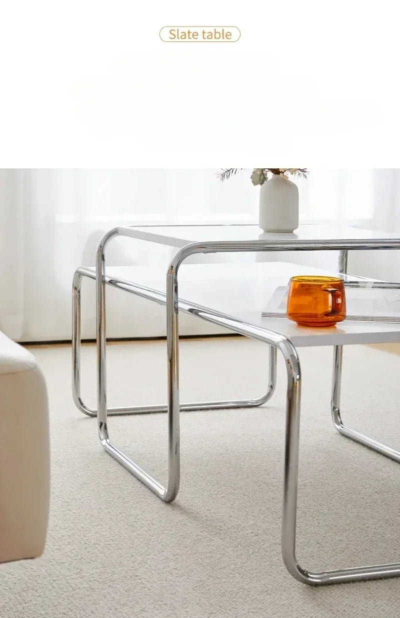 Living Room Sedentary Coffee Table Modern Design Metal Unique Coffee Table Advanced Sense Nordic Mesa Centro Home Furniture