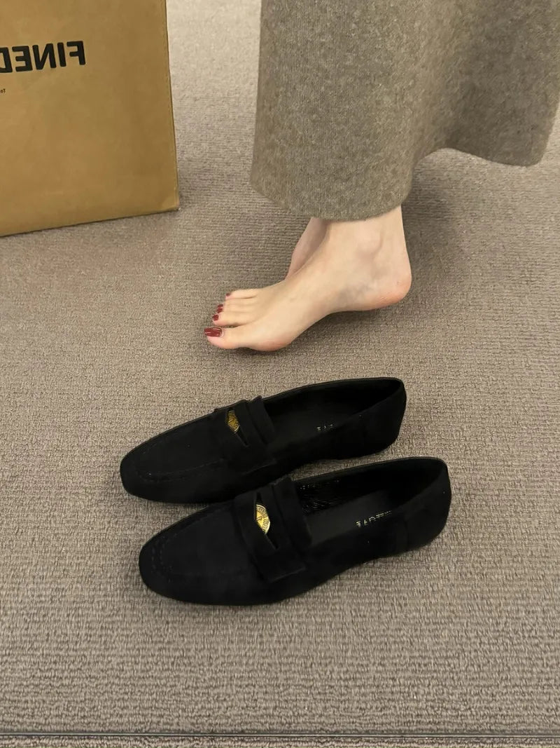 2026 New Flat Bottom Shoes Women's Lightweight and comfortable high-quality single shoes Casual Shoes Autumn Fashion