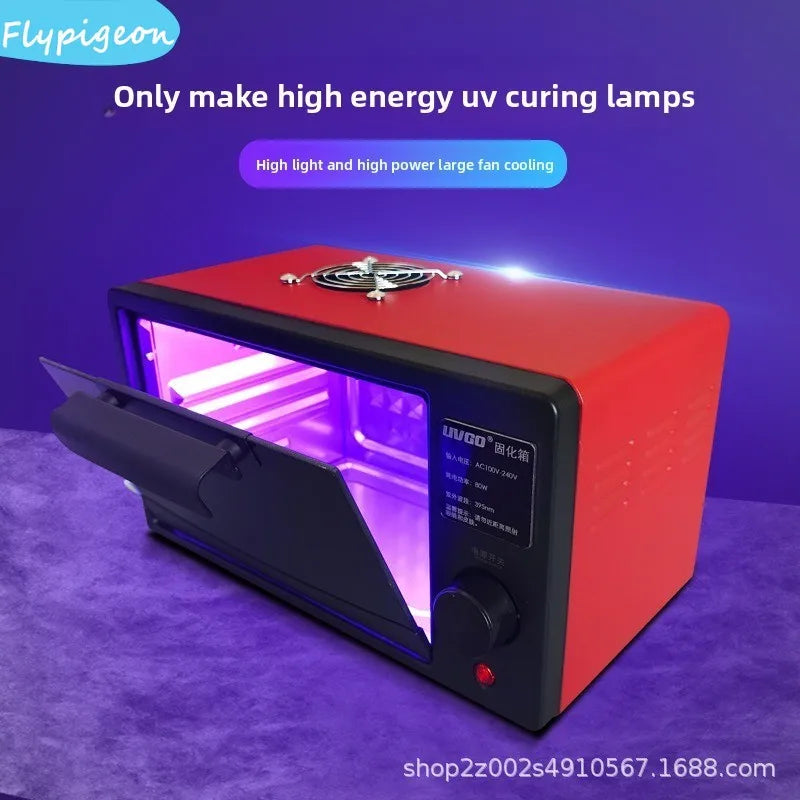 UV Curing Box High Intensity 365nm 395nm 405nm LED UV Oven For OCA Resin Fast Flexible Screen Repair Cabinet