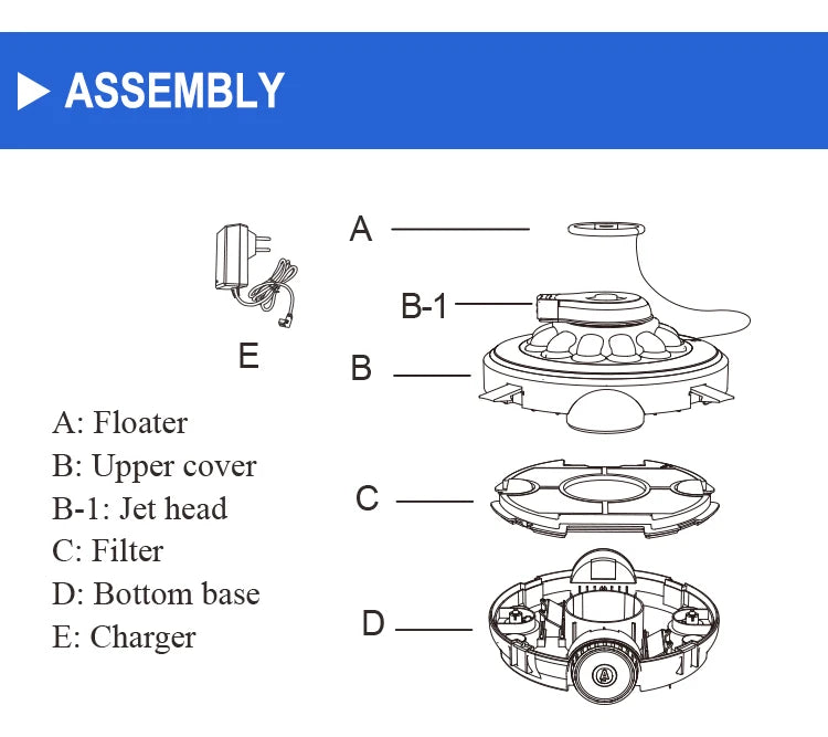 Airo China Swimming Pool Cleaning Robot Robotic Pool Cleaner