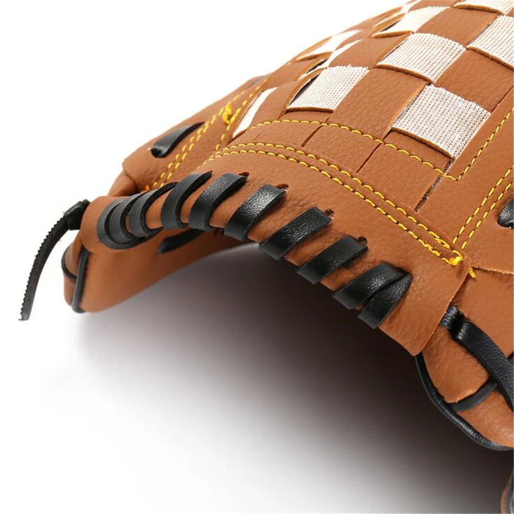 Baseball Softball Training Glove - Left Hand Catcher Practice Equipment for Kids Youth Adults Outdoor Sports Gear