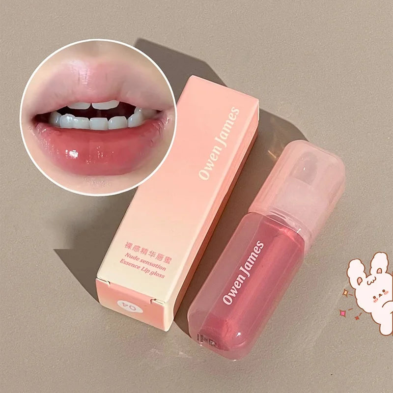 Glossy Non-stick Cup Lip Gloss Long Lasting Cheek Mud Lip Plumper Tinted Lip Lipstick Lip Makeup Cosmetics