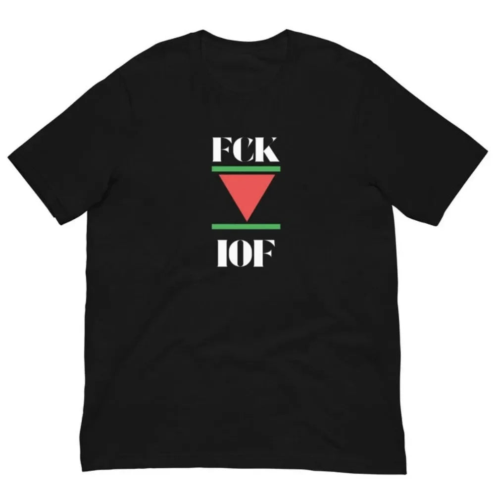 Palestine T Shirt Red Triangle Palestinian Resistance Tee Graphic Political Shirt Clothing Land Back Leftist Activism
