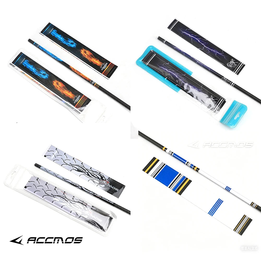 Archery Arrow Stickers Shaft Decal Set - Durable Archery Accessories
