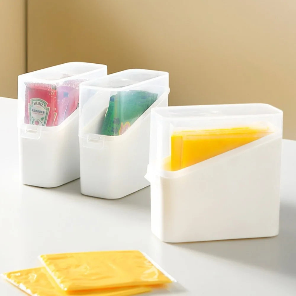 Cheese Keeper Case Airtight Food Storage Container With Lid Large Capacity Slice Cheese Holder Frige Odor Transparent Organizer