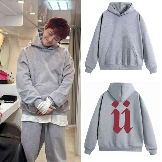 G Dragon POWER MV Same Hoodies Letter U Print Fashion Loose Hoodie Men Women Autumn Streetwear Hip Hop Sweatshirt Bigbang GD Top