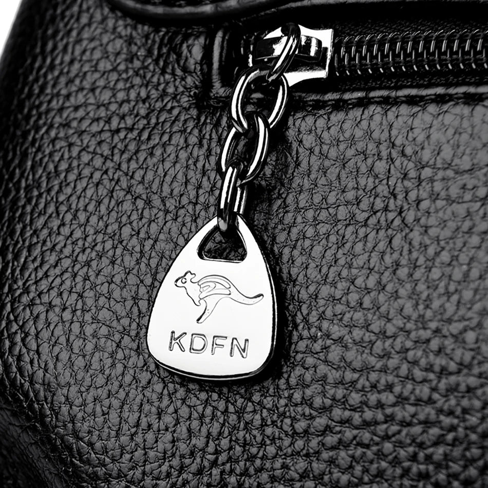 2024 New 3-layer Large Capacity Women Tote Bag Fashion Women's Trendy Shoulder Bags High Quality Soft Leather Female Handbag Sac