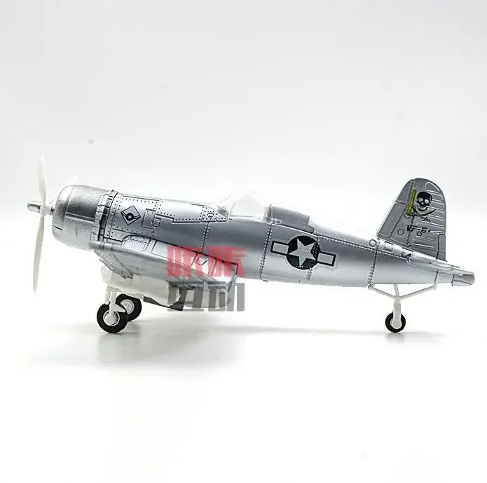 1/48 WWII Fighter Model Pirate Mustang Spitfire Hurricane BF109 4D Assemble Aircraft Plastic DIY Airplane Toy Building Kits