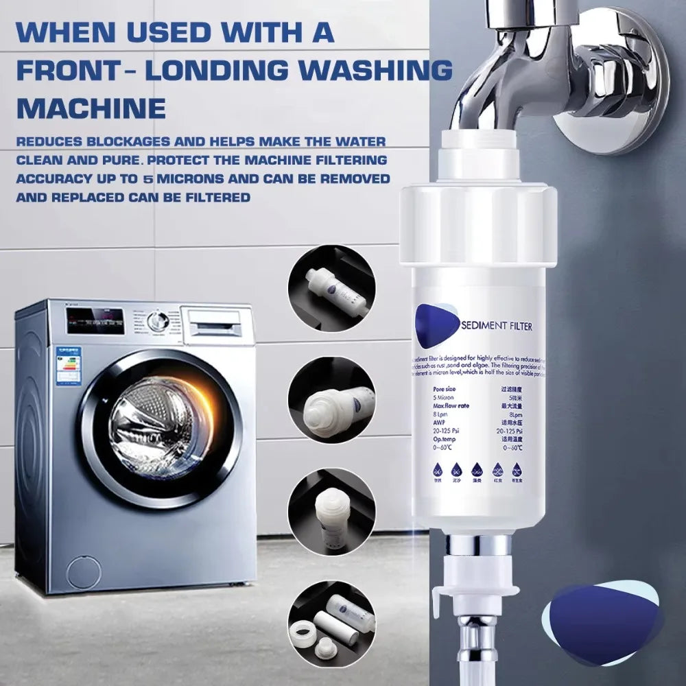 Shower Water Filter Environmentally Water Quality Pre-chlorine Removal Filter Under Sink Bathroom Accessories