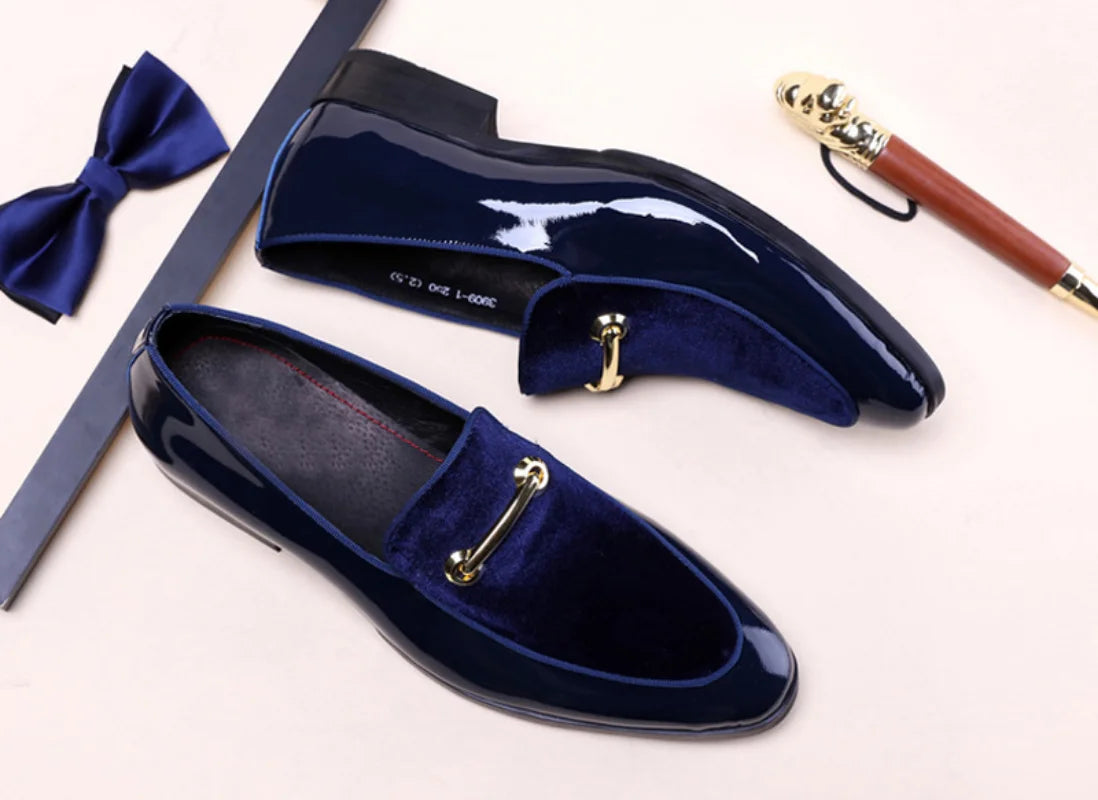 Men's Formal Leather Shoes Patent Leather Luxury Fashion Groom Wedding Shoes Men's Luxury Italian Style Oxford Shoes Ormal Shoes