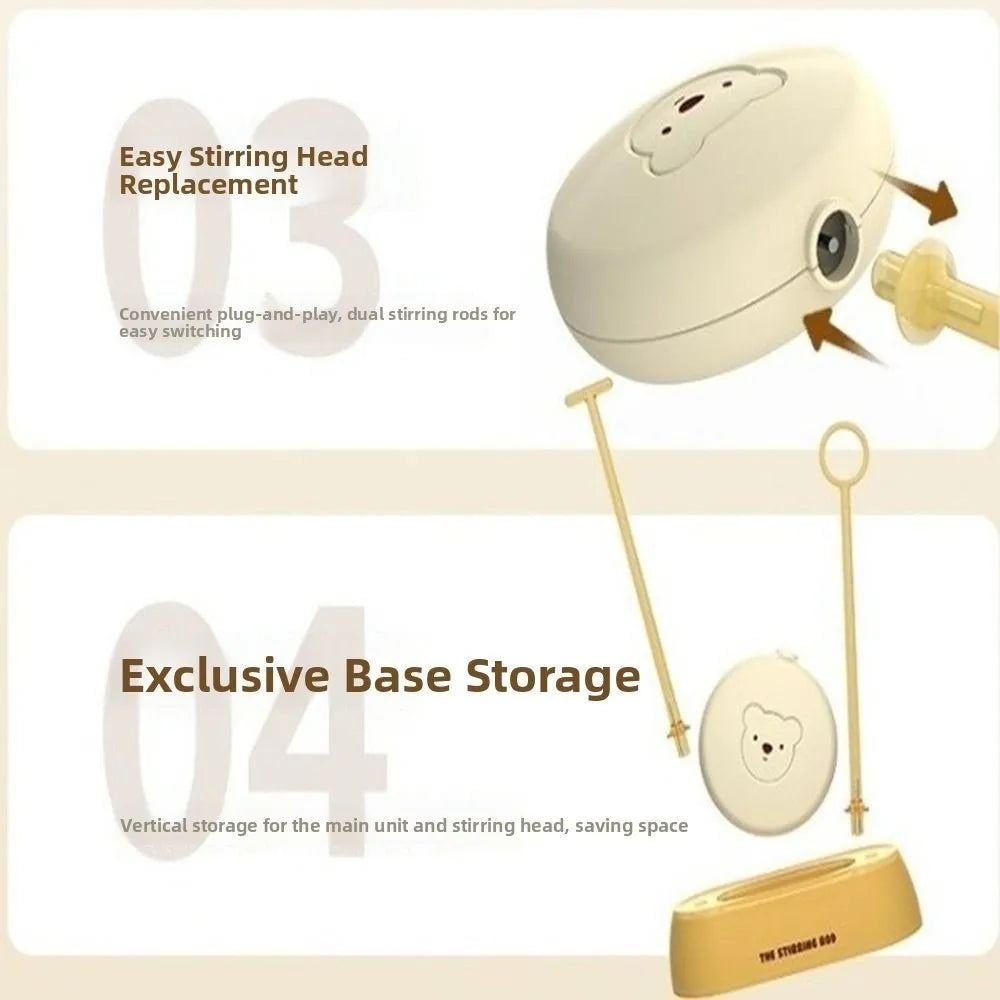 Wireless Electric Milk Frothers Electric Automatic Milk Foaming Mixer Portable Battery Model Electric Handheld Blender