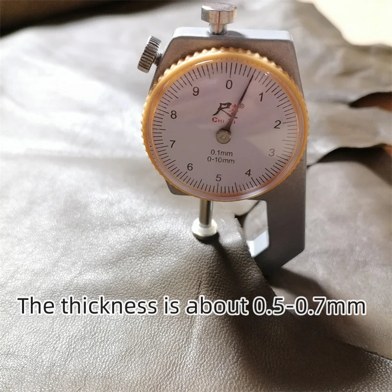 0.5/0.7mm Grey Green Sheepskin. First Layer Leather. Real Leather Fabric. Handmade DIY For Clothes. Whole Sheepskin
