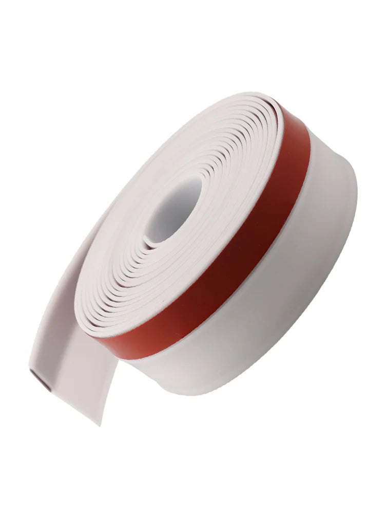For Garage Doors Dust And Water Barrier 5M Door Frame Strip Garage Maintenance White Easy Installation Sealing Strip Appliance