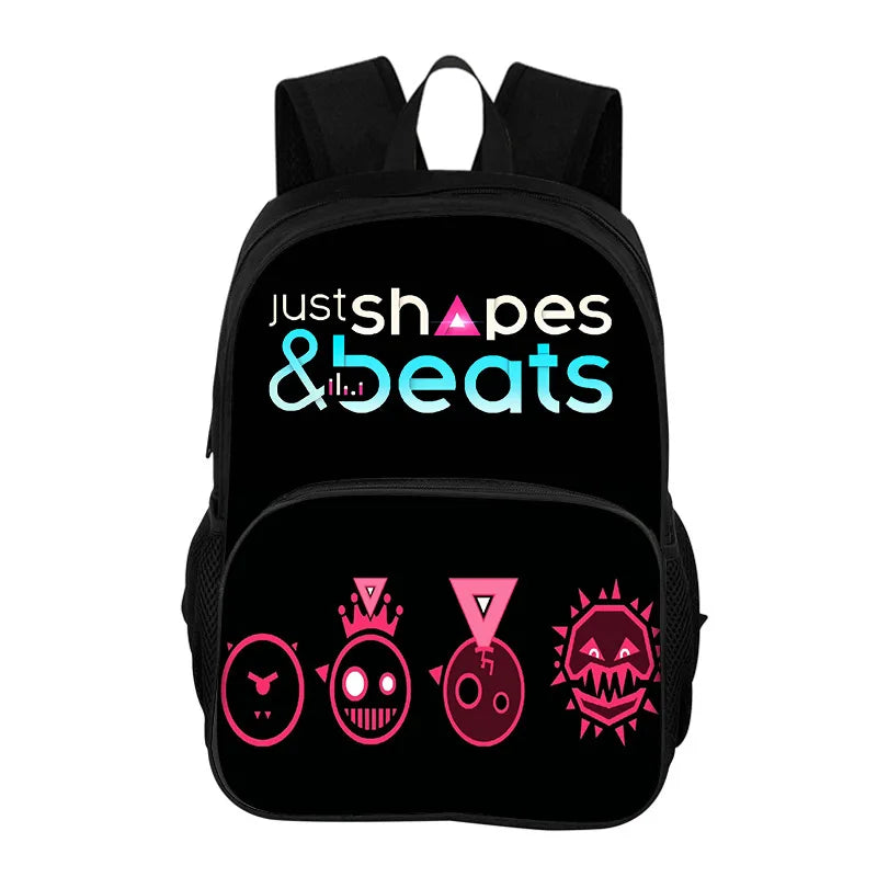 Kids Backpacks Just Shapes & Beats Student Anime School Bags Children Outdoor Sport Travel Rucksack Gift