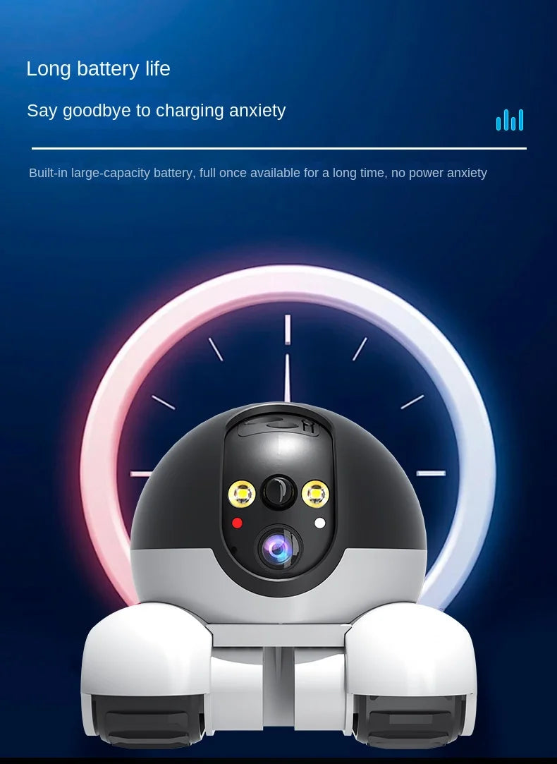 Pet Surveillance Camera | 360° Robot Camera,Baby Pet Camera, Bidirectional Dialogue,Motion Detection,Dog/Cat/Baby/Elderly