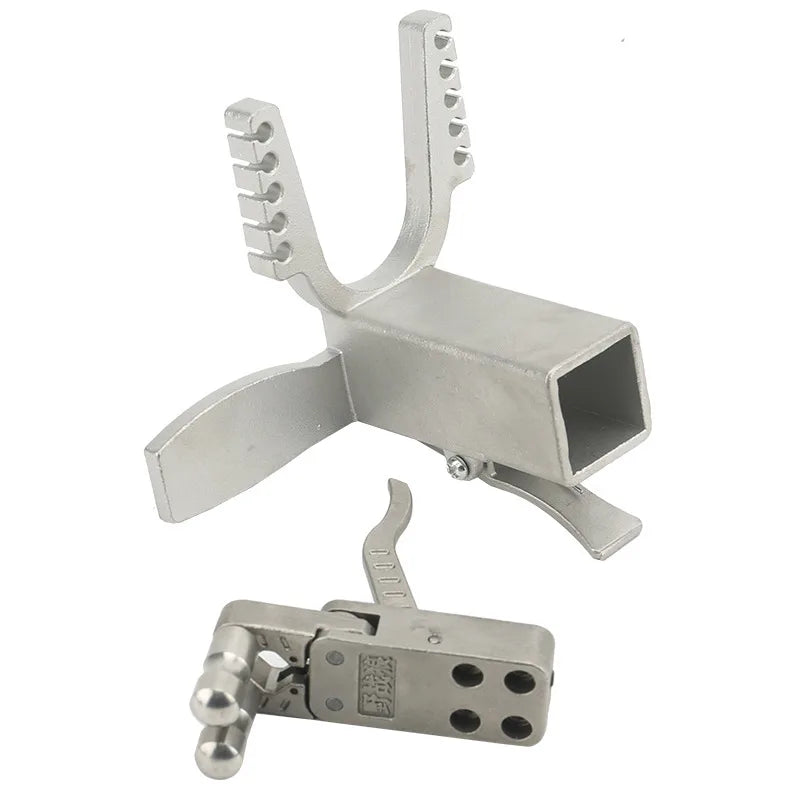 Slingshot Machinery Stainless Steel Parts Long-rod Slingshot Parts Trigger Rubber Belt Hunting Tactical Supplies Accessories