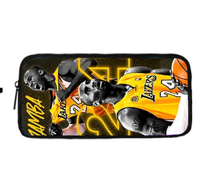 Basketball K-Kobe B-Bryant Child School Backpack 1/3PCS  with Lunch Bags ,Pencil Bags  School Bags for Boys Girls Best Gift