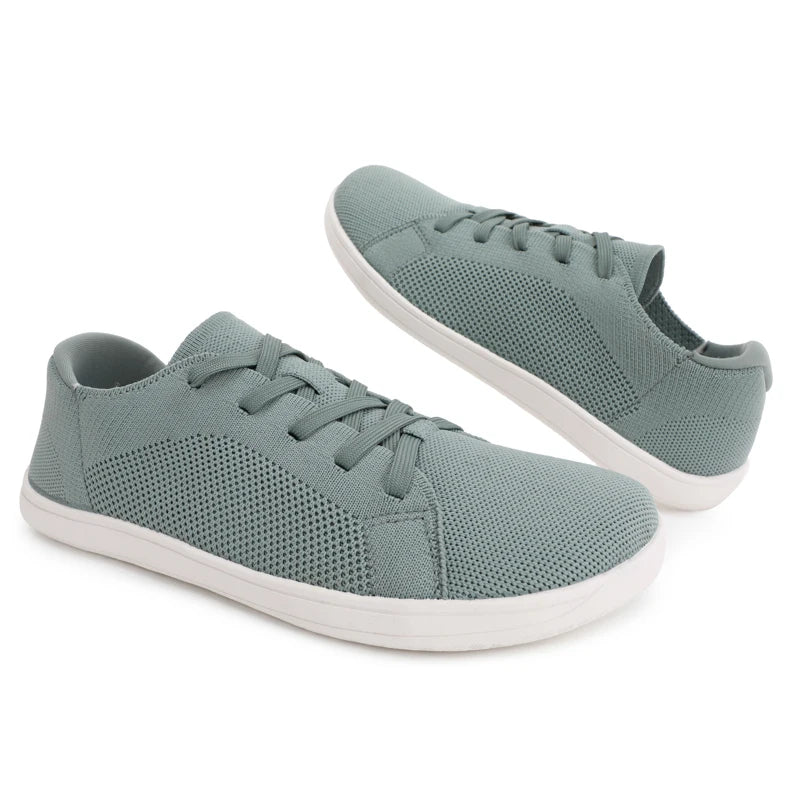 New wide toe shoes with wide toe, barefoot mesh fabric, breathable casual shoes