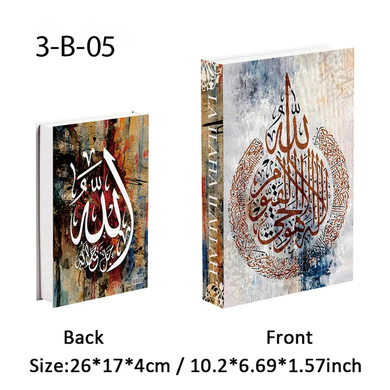 Islamic Church Writing Culture Fake Books Decorative Coffee Table Decoration Storage Box Bookshelf Bedroom Aesthetic Home Decor