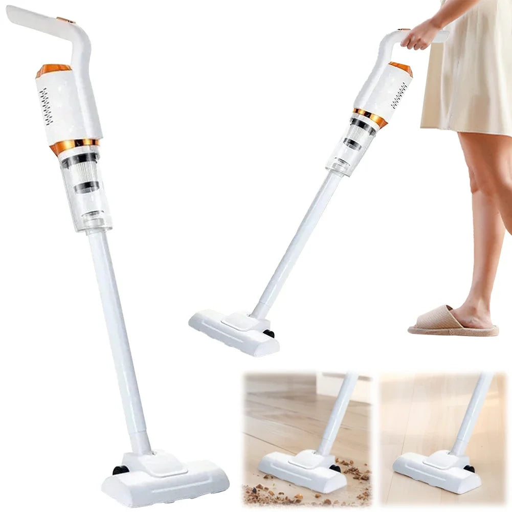 Cordless Portable Cleaning Robot 2000mAh Handheld Water Sweeper USB Rechargeable Strong Suction 2 in 1 120W for Home and Car Use