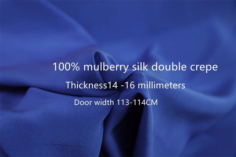 Pure silk shirt clothing fabric wide silk crepe silk fabric crepe dress special offer100% pure silk crepe 25 color selection