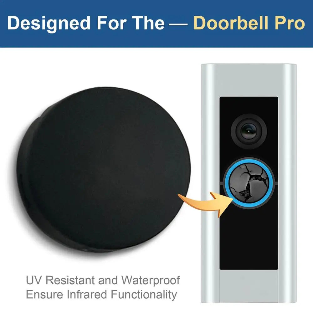 Doorbell Buttons 4 Pieces Door Bell Buttons Replacement Video Doorbell Repair Kit With Screws Portable Ring Accessories Door